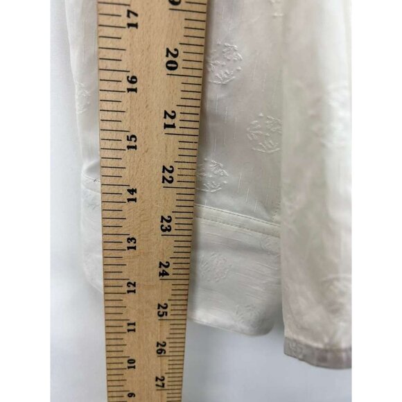 Robert Graham Men's Size XL Embroidery Shirt White Long Sleeve - Picture 4 of 16